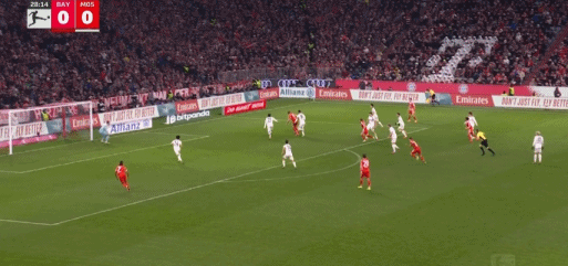 半場：拜仁1-1美因茨，格納布里助攻卡爾破門，波圖爾斯基扳平